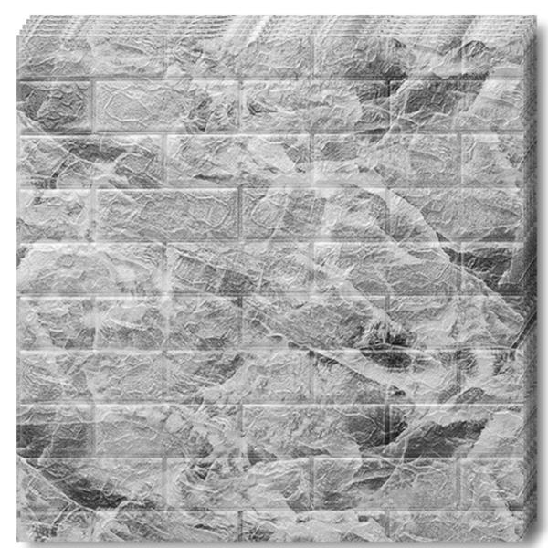 Set 10x Tapet Caramida 3D Teno®, Model Piatra Naturala, suprafata acoperire 5.3 mp, autoadeziv, waterproof, usor de montat, design modern, 70x77 cm, gri Set 10x Tapet Caramida 3D Teno®, Model Piatra Naturala, suprafata acoperire 5.3 mp, autoadeziv, waterproof, usor de montat, design modern, 70x77 cm, gri