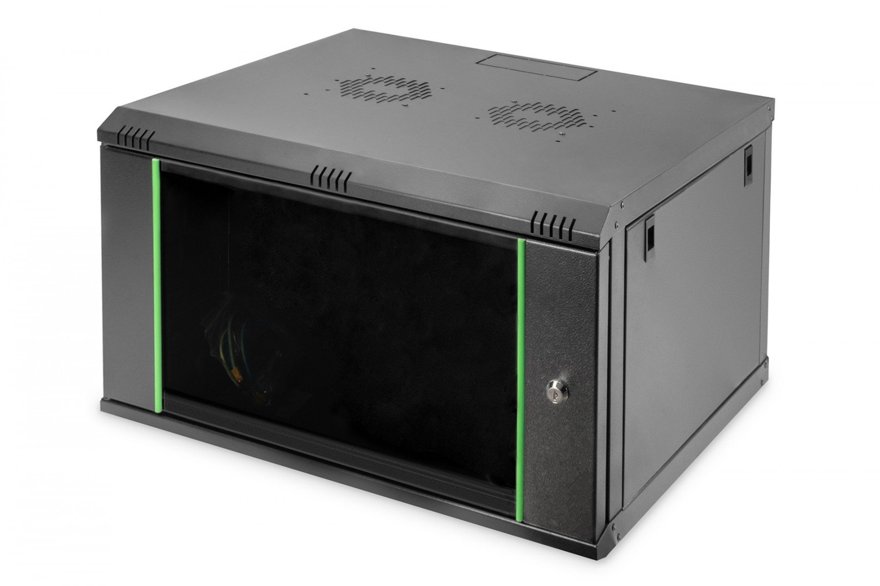 DIGITUS 7U wall mounting cabinet 389x600x600 mm, color black (RAL 9005) (DN-19 07U-6/6-EC-SW) DIGITUS 7U wall mounting cabinet 389x600x600 mm, color black (RAL 9005) (DN-19 07U-6/6-EC-SW)