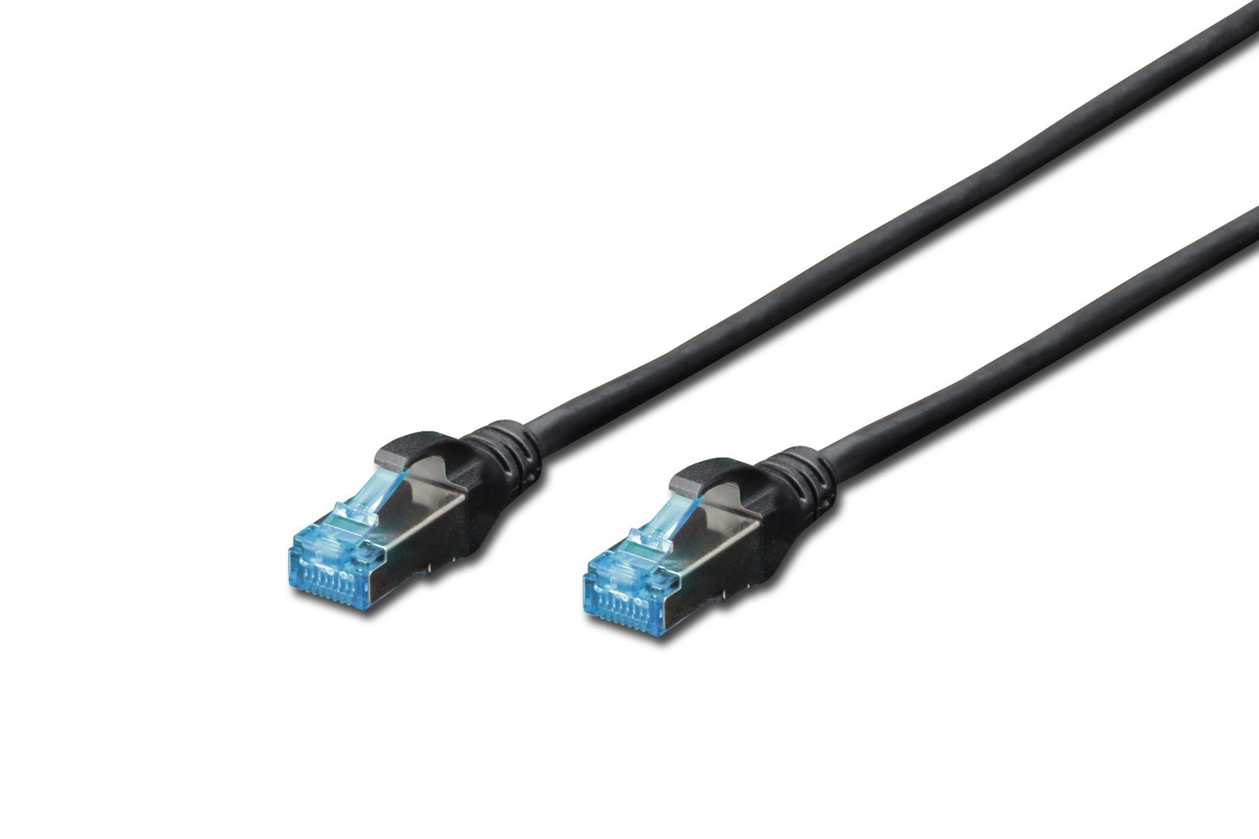 DIGITUS CAT 5e SF-UTP patch cord, PVC AWG 26/7, length 2 m, color black (DK-1532-020/BL) DIGITUS CAT 5e SF-UTP patch cord, PVC AWG 26/7, length 2 m, color black (DK-1532-020/BL)