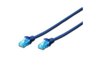 DIGITUS CAT 5e U-UTP patch cable, PVC AWG 26/7, length 20 m, color blue (DK-1512-200/B)