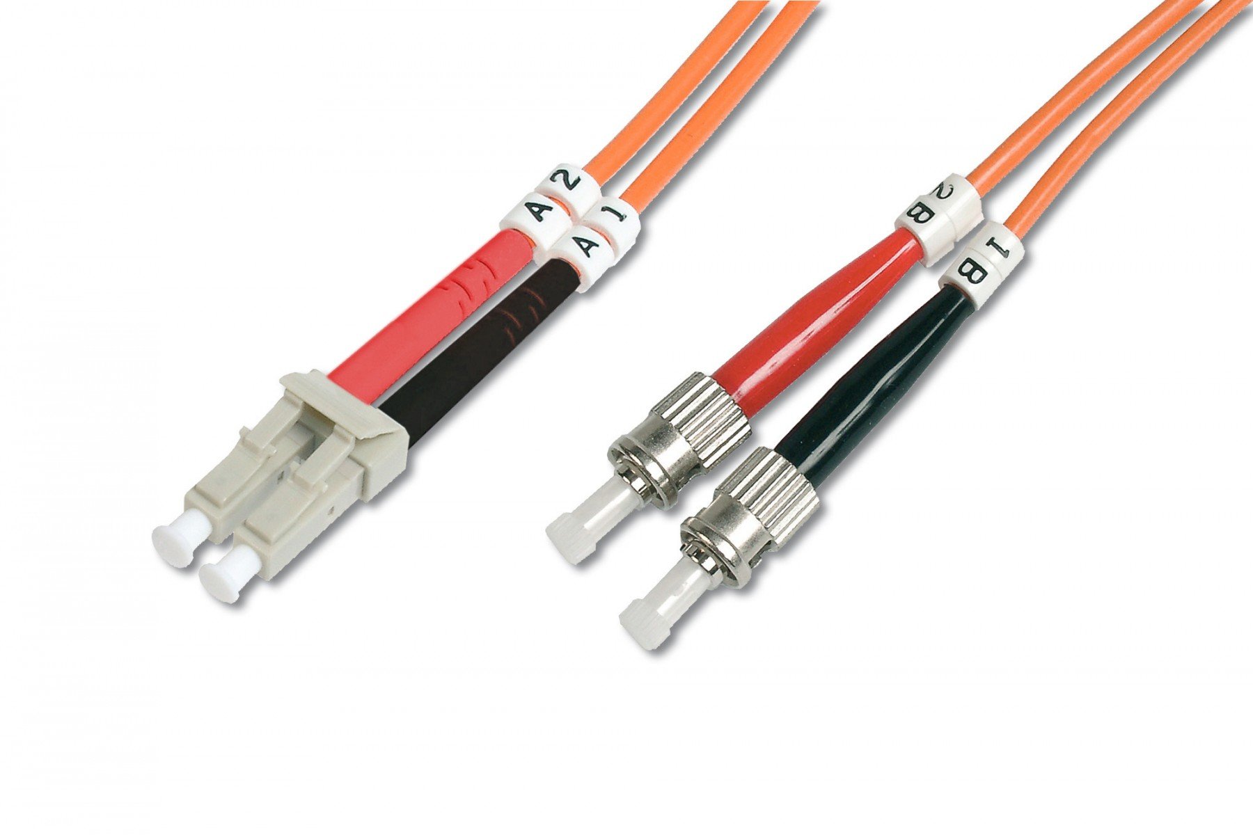DIGITUS FO patch cord, duplex, LC to ST MM OM2 50/125 µ, 2 m (DK-2531-02) DIGITUS FO patch cord, duplex, LC to ST MM OM2 50/125 µ, 2 m (DK-2531-02)