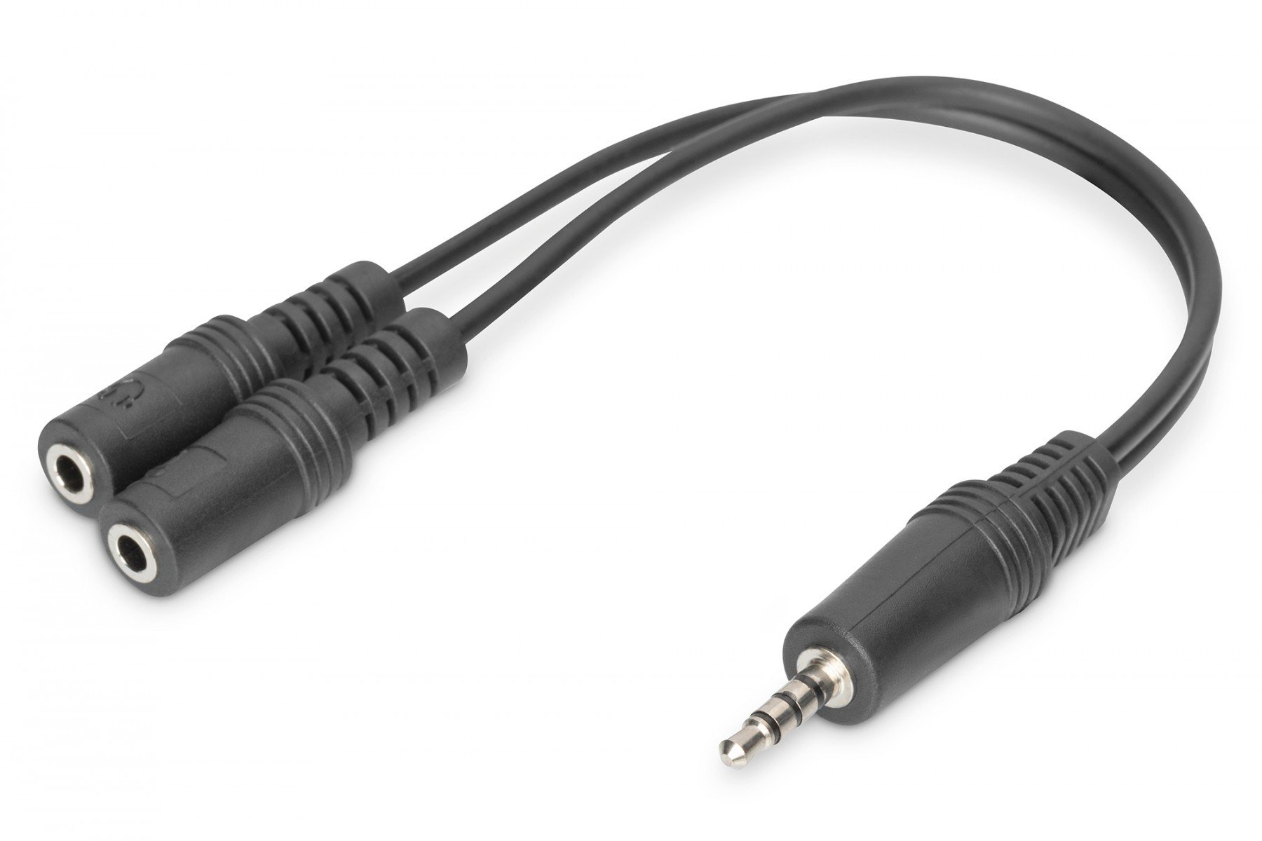 DIGITUS Headset adap. cab.,TRRS 3.5mm(4pin)-2xstereo 3.5mm M/F/F, 0.2m, bl (AK-510301-002-S) DIGITUS Headset adap. cab.,TRRS 3.5mm(4pin)-2xstereo 3.5mm M/F/F, 0.2m, bl (AK-510301-002-S)