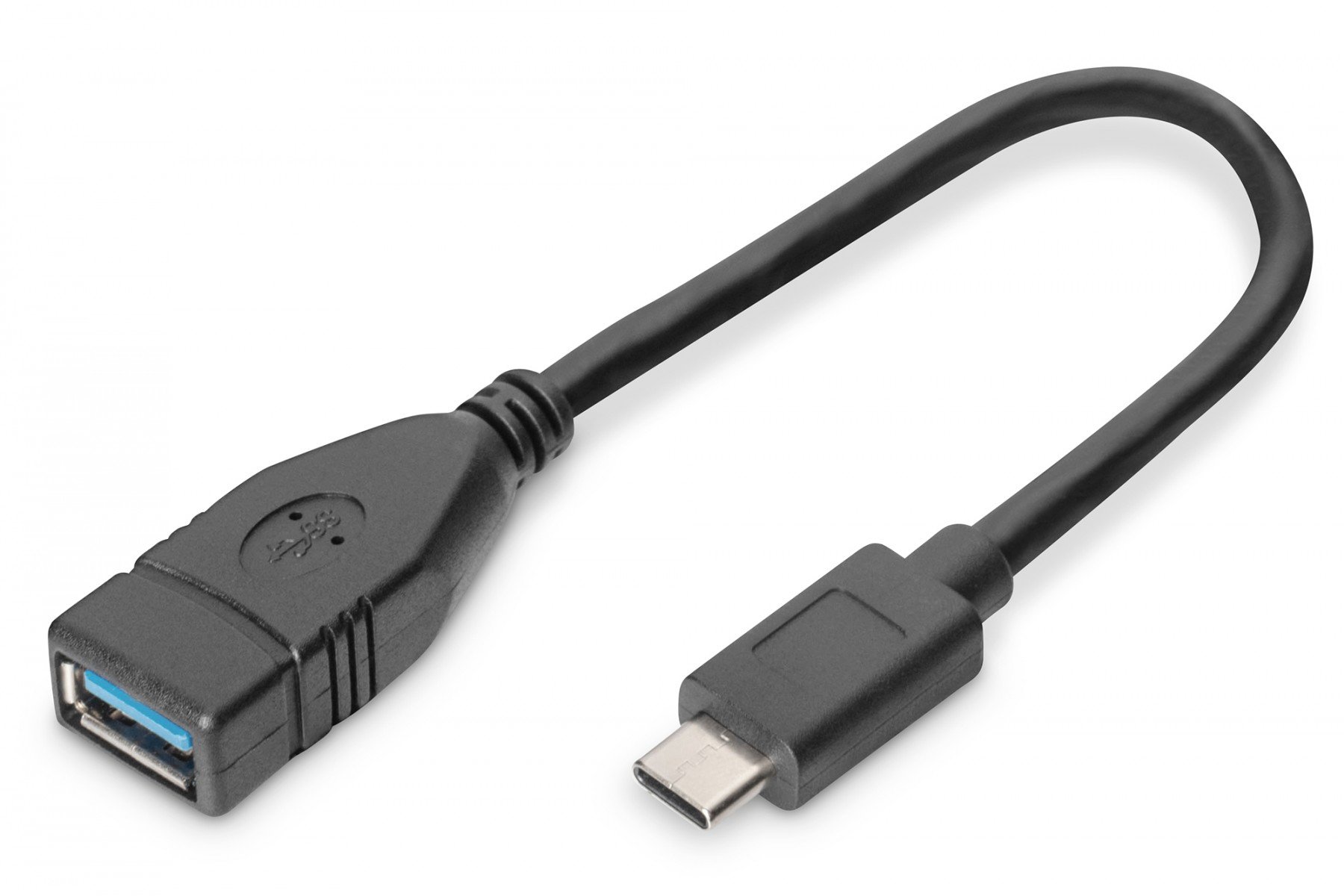 DIGITUS USB Type-C adapter cable, OTG, type C - A M/F, 0,15m, 3A, 5GB, 3.0 Version, bl (DB-300315-001-S) DIGITUS USB Type-C adapter cable, OTG, type C - A M/F, 0,15m, 3A, 5GB, 3.0 Version, bl (DB-300315-001-S)