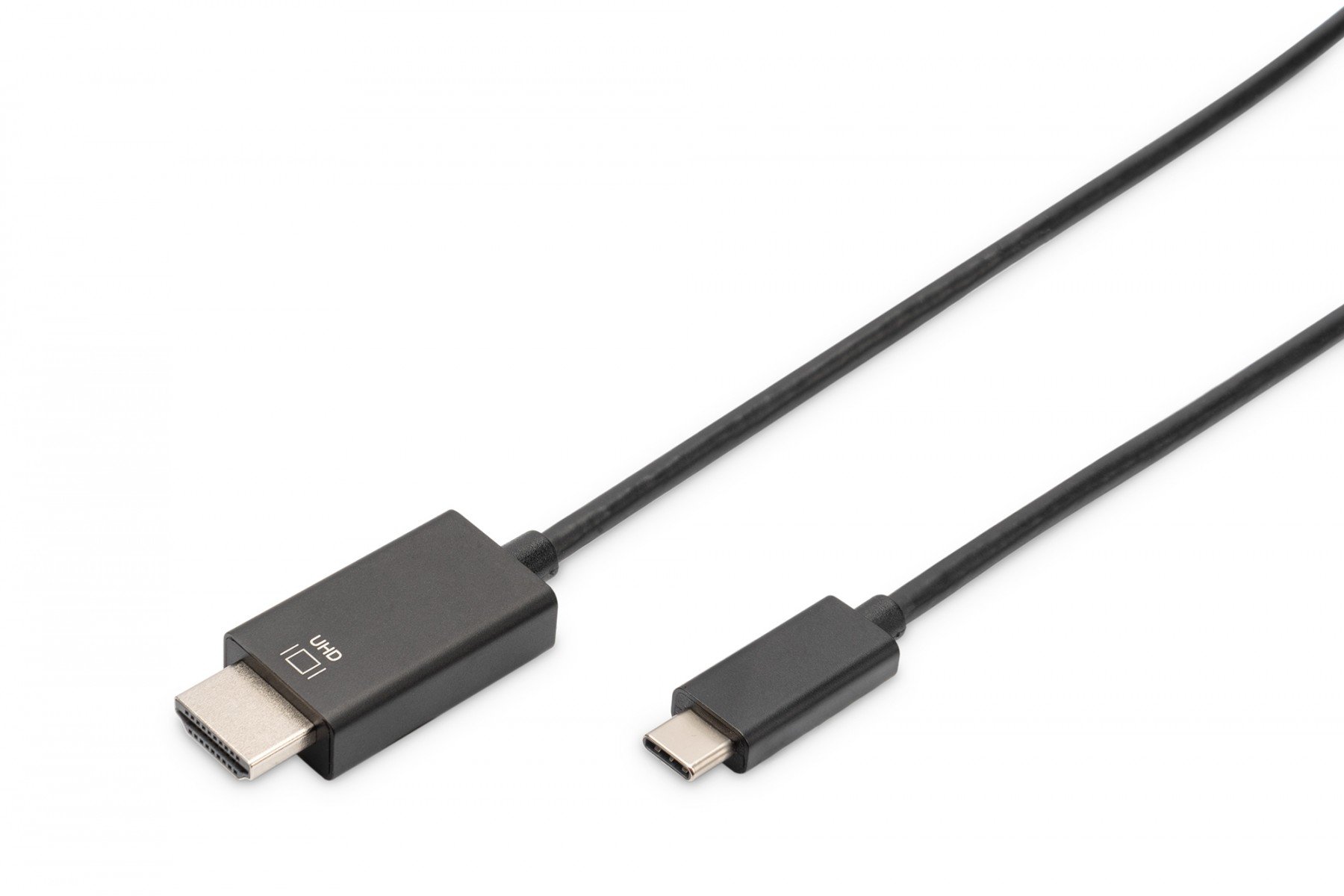 DIGITUS USB Type-C adapter cable, Type-C to HDMI A M/M, 2.0m, 4K/60Hz, 18GB, bl, gold (DB-300330-020-S) DIGITUS USB Type-C adapter cable, Type-C to HDMI A M/M, 2.0m, 4K/60Hz, 18GB, bl, gold (DB-300330-020-S)