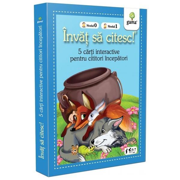 Pachet Invat sa citesc pentru cititori incepatori Vol.2, editura Gama Pachet Invat sa citesc pentru cititori incepatori Vol.2, editura Gama