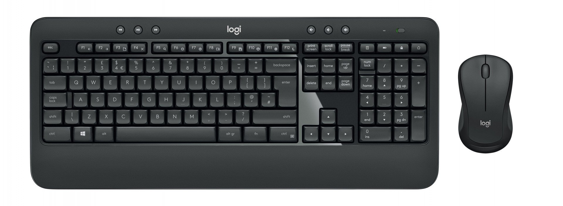 logitech Logitech Wireless Keyboard+Mouse MK540 black retail (920-008675)