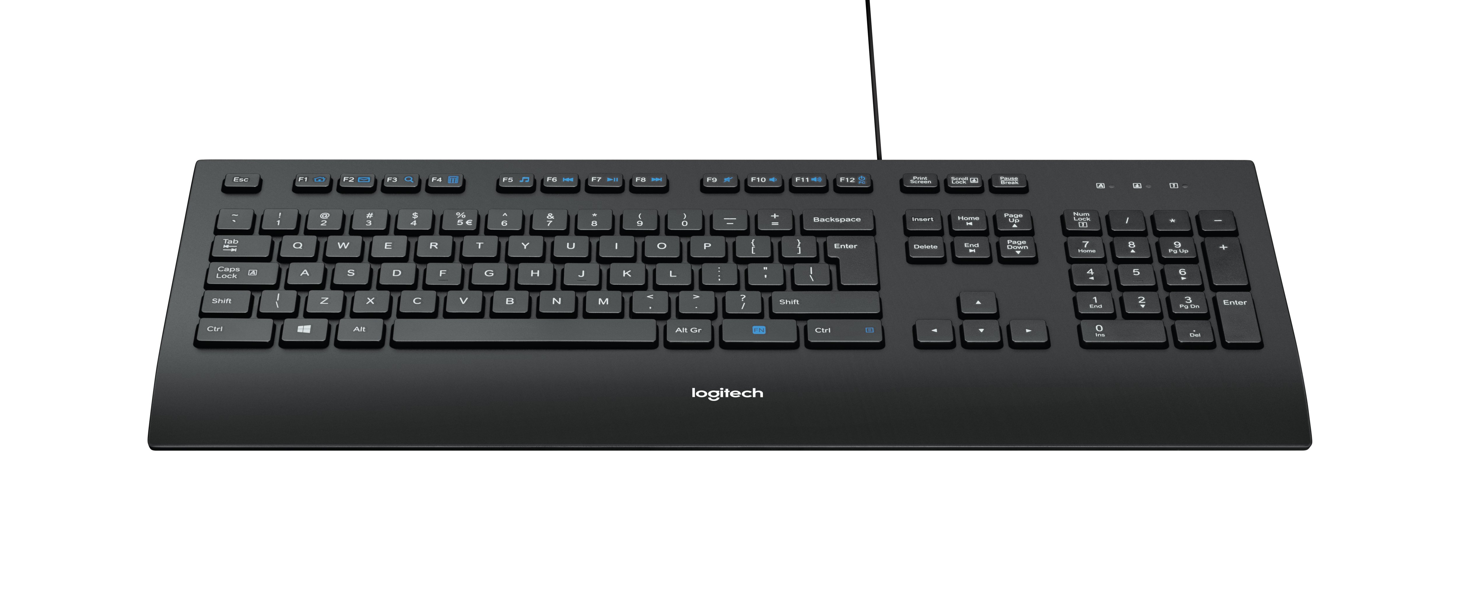 logitech NL Logitech K280e Wired Keyboard US Layout (920-005217)