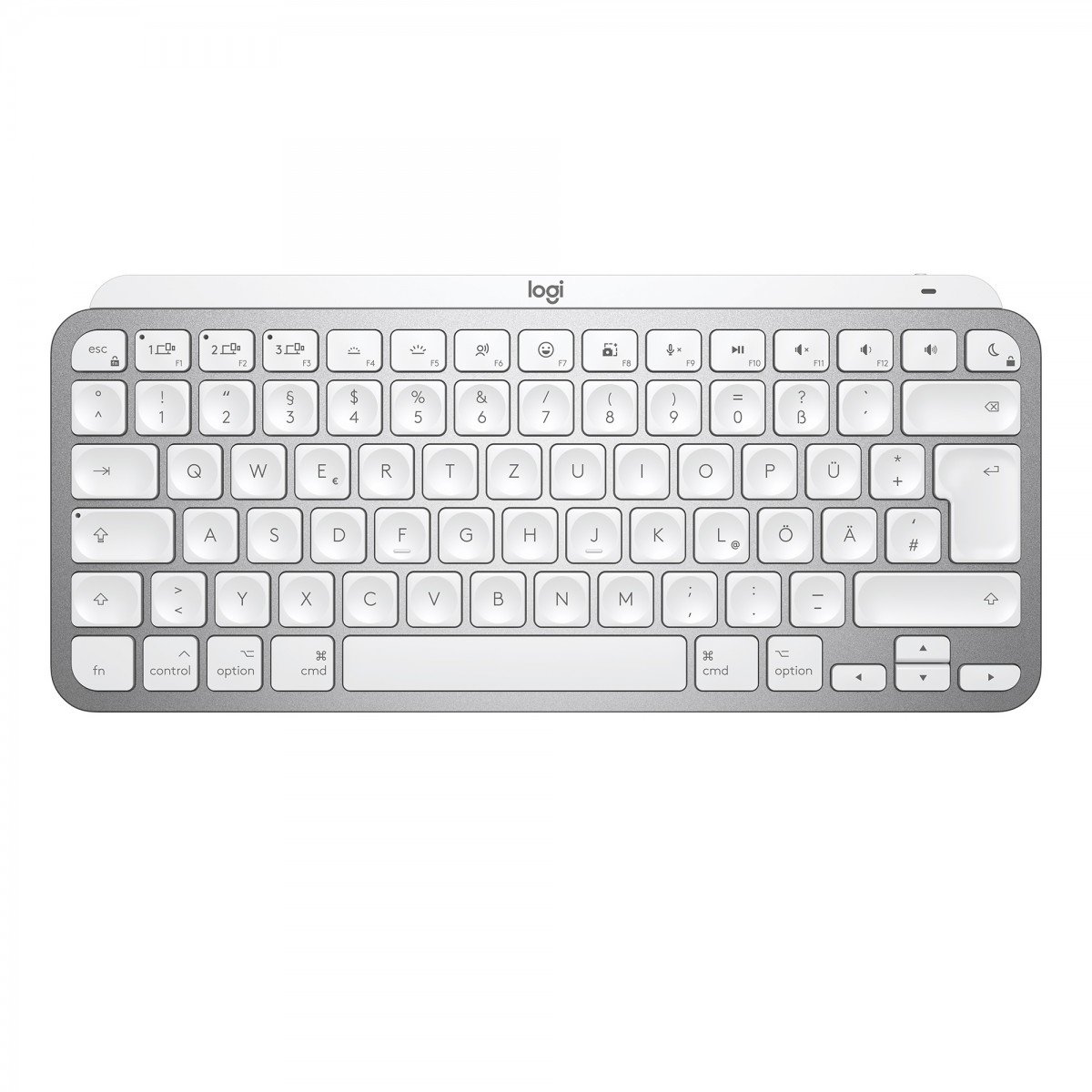 logitech MX Keys Mini For Mac Minimalist Wireless Illuminated Keyboard - PALE GREY - US INT'L - INTNL (920-010526) logitech MX Keys Mini For Mac Minimalist Wireless Illuminated Keyboard - PALE GREY - US INT'L - INTNL (920-010526)