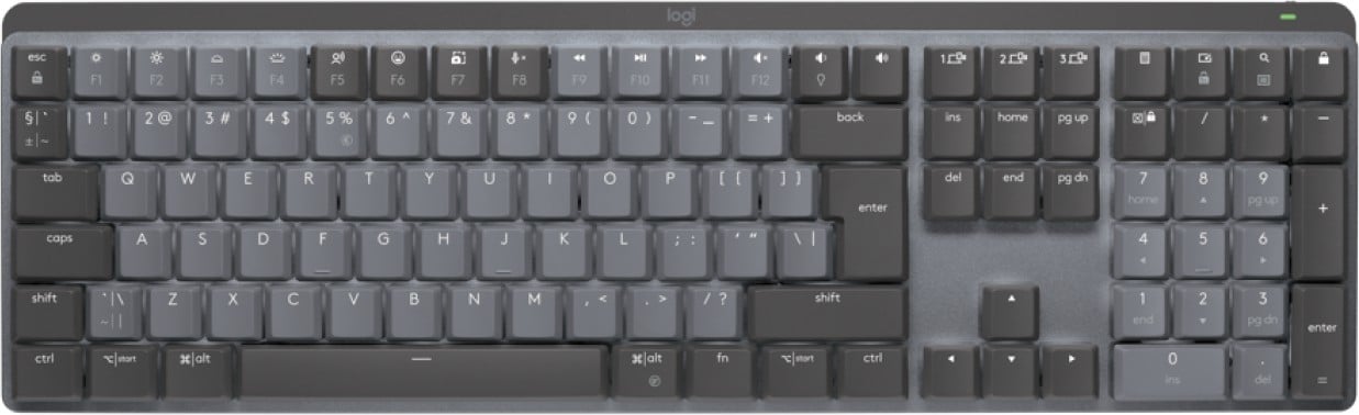 logitech MX MECH. WRLS ILLUM. KEYBOARD/GRAPHITE - US INTL - EMEA (920-010758)