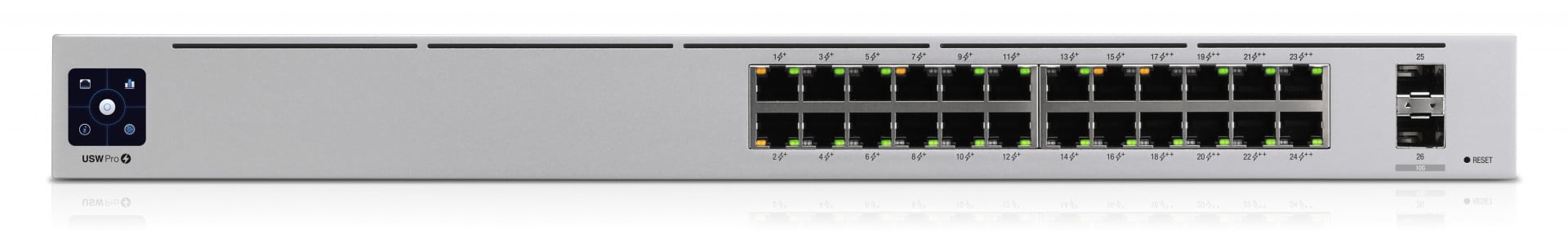 ubiquiti Ubiquiti Networks UniFi Pro 24-Port PoE Gestionate L2/L3 Gigabit Ethernet (10/100/1000) Power over Ethernet (PoE) Suport 1U Argint (USW-PRO-24-POE)
