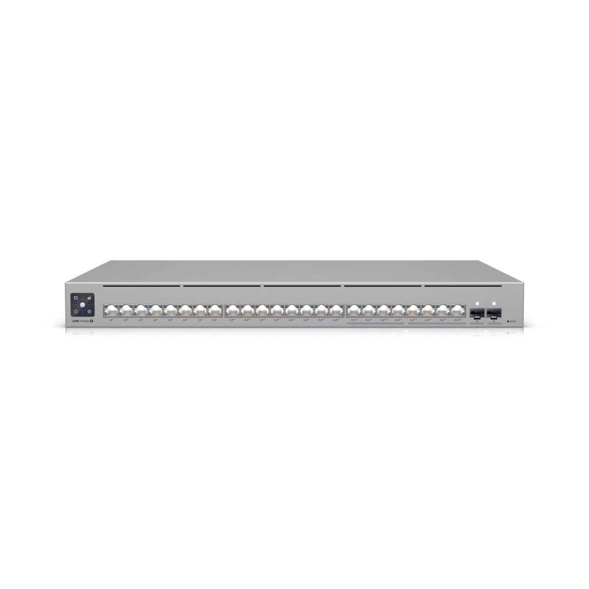ubiquiti Ubiquiti UniFi 24 port multi-gigabit PoE++ switch, with layer3 features and etherlighting (USW-Pro-Max-24-PoE) ubiquiti Ubiquiti UniFi 24 port multi-gigabit PoE++ switch, with layer3 features and etherlighting (USW-Pro-Max-24-PoE)