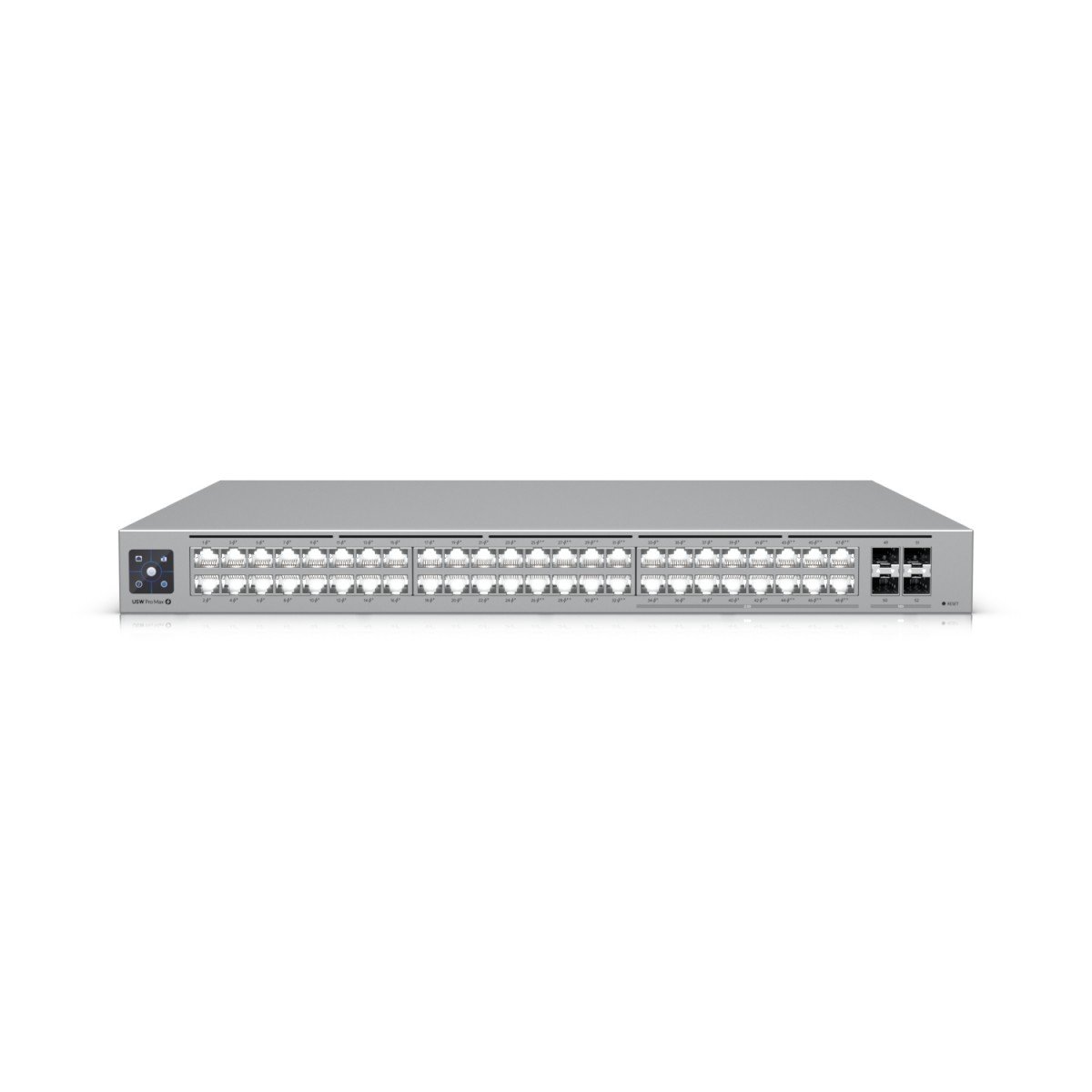 ubiquiti Ubiquiti UniFi 48 port multi-gigabit PoE++ switch, with layer3 features and etherlighting (USW-Pro-Max-48-PoE) ubiquiti Ubiquiti UniFi 48 port multi-gigabit PoE++ switch, with layer3 features and etherlighting (USW-Pro-Max-48-PoE)