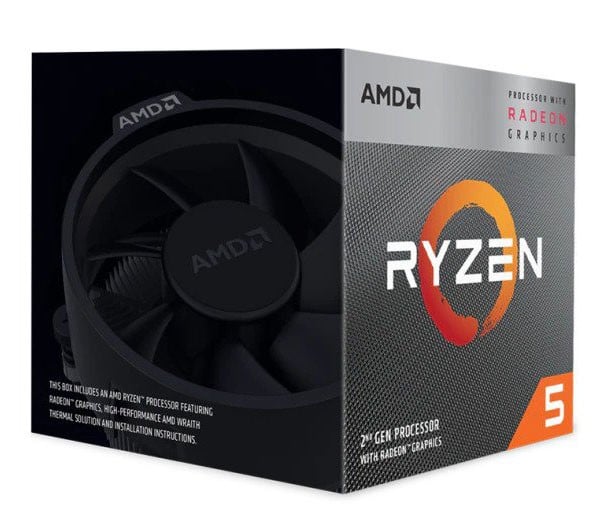AMD Ryzen 5 3400G procesoare 3,7 GHz 4 Mega bites L3 Casetă (YD3400C5FHBOX) AMD Ryzen 5 3400G procesoare 3,7 GHz 4 Mega bites L3 Casetă (YD3400C5FHBOX)