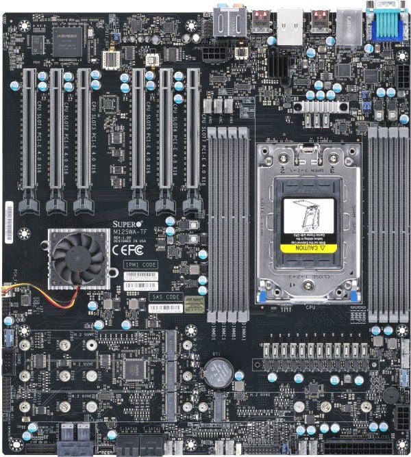 Supermicro MBD-M12SWA-TF Mufă sWRX8 Prelungit ATX (MBD-M12SWA-TF-O) Supermicro MBD-M12SWA-TF Mufă sWRX8 Prelungit ATX (MBD-M12SWA-TF-O)