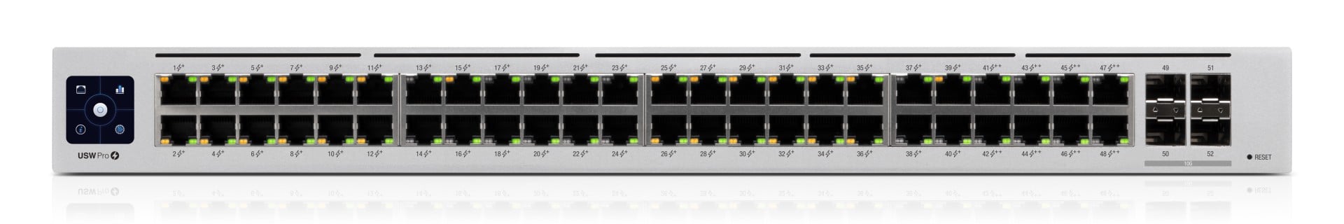 ubiquiti Ubiquiti Networks UniFi Pro 48-Port PoE Gestionate L2/L3 Gigabit Ethernet (10/100/1000) Power over Ethernet (PoE) Suport 1U Argint (USW-Pro-48-POE)