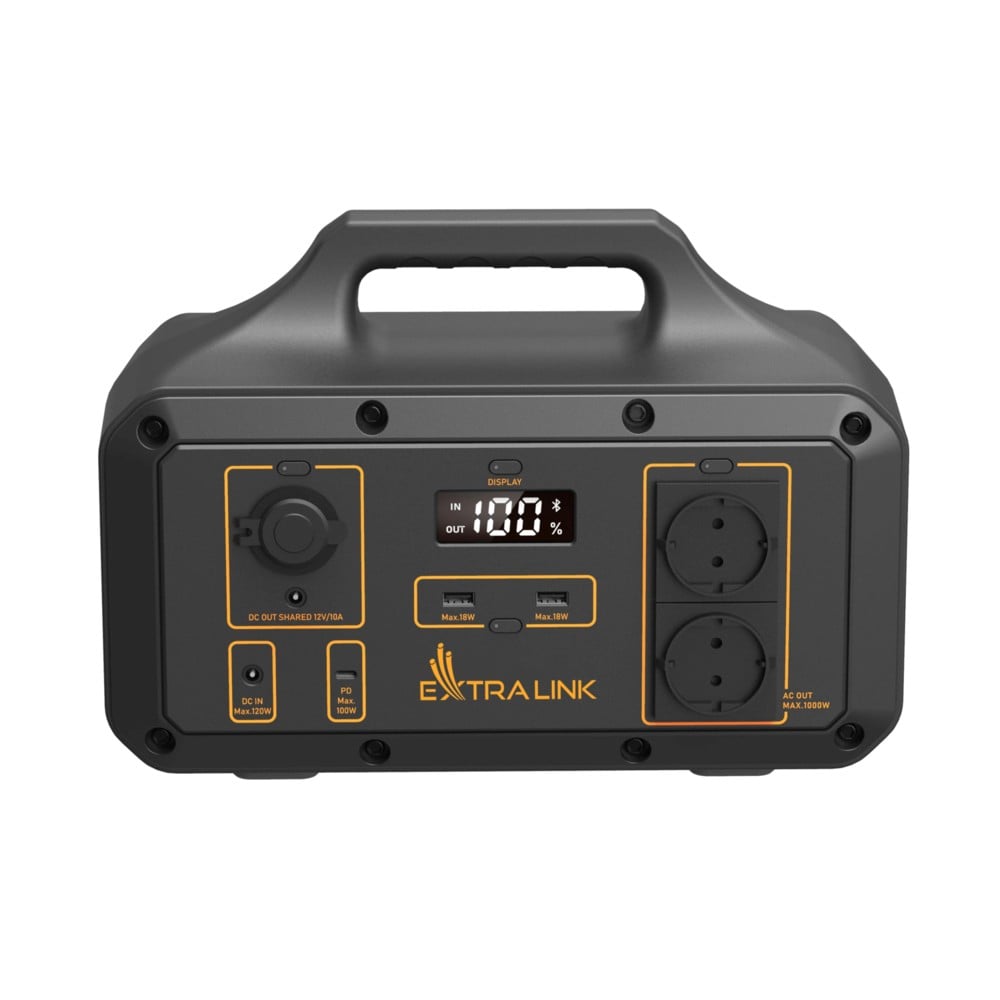 Extralink EPS-S1000S sursă alimentare externă portabilă 6 Litiu-Ion (Li-Ion) 46000 mAh 1000 W 13 kilograme (EPS-S1000S) Extralink EPS-S1000S sursă alimentare externă portabilă 6 Litiu-Ion (Li-Ion) 46000 mAh 1000 W 13 kilograme (EPS-S1000S)