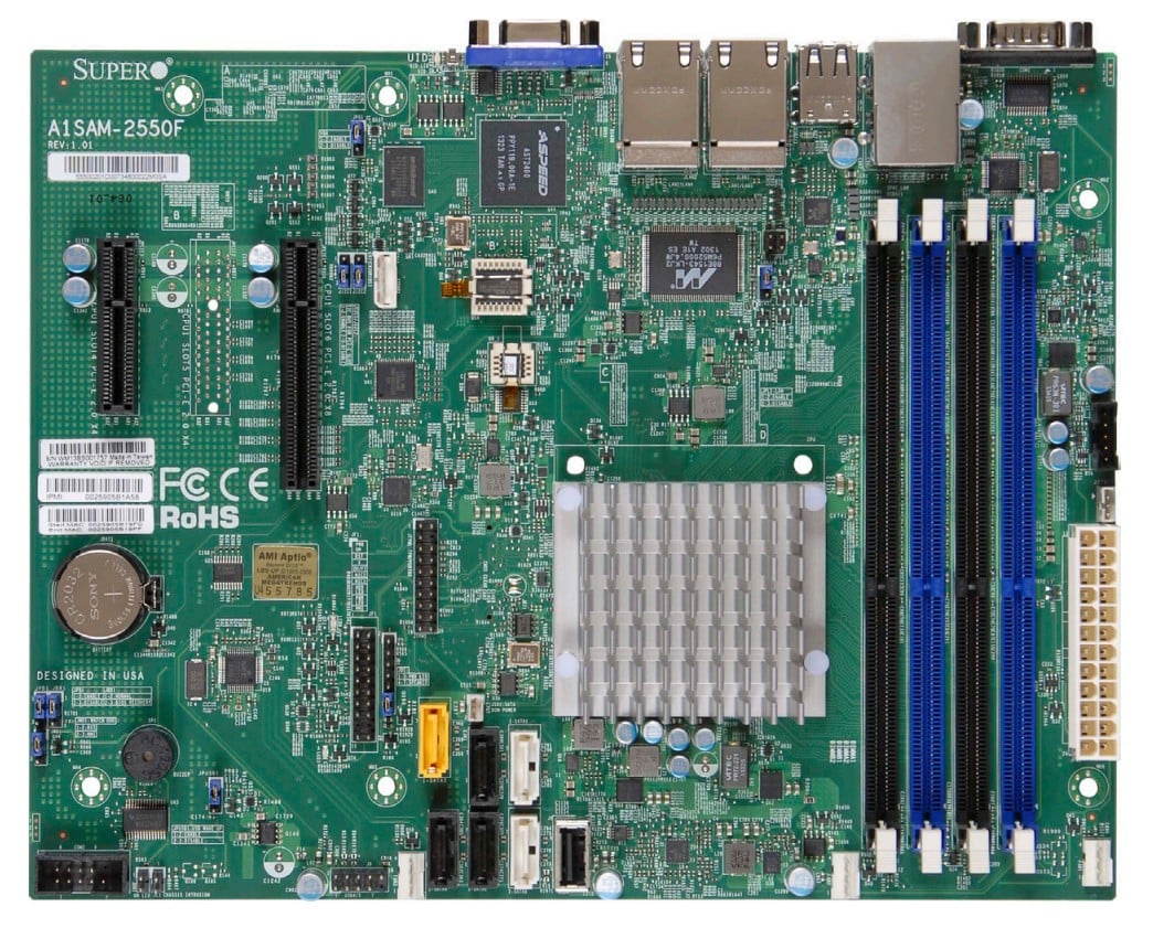 supermicro Supermicro A1SRM-2558F BGA 1283 micro-ATX (MBD-A1SRM-2558F-O) supermicro Supermicro A1SRM-2558F BGA 1283 micro-ATX (MBD-A1SRM-2558F-O)