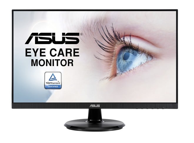 ASUS VA24DQ 23.8p Monitor FHD 1920x1080 IPS 75Hz Frameless DP HDMI D-Sub (90LM054S-B01370)