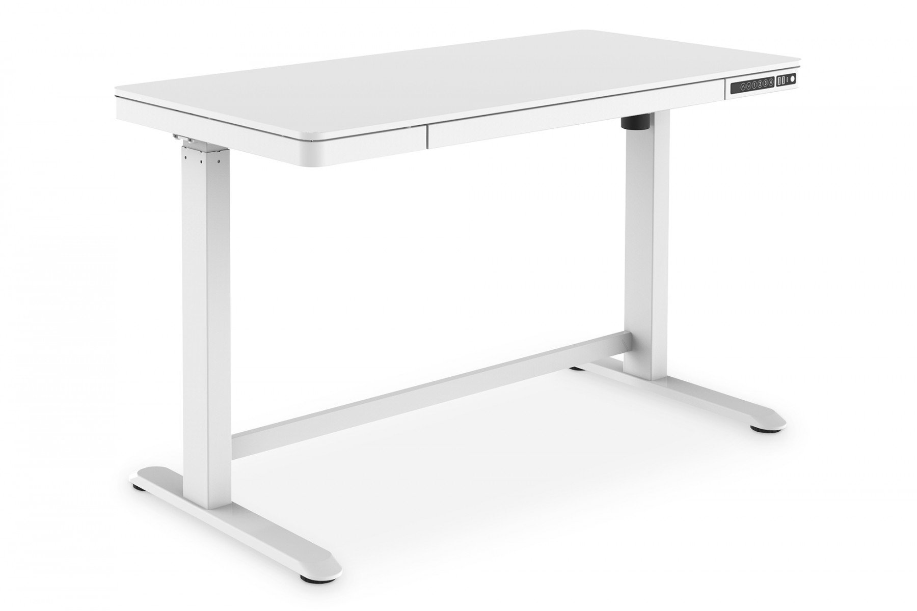 DIGITUS Electric height-adjustable Desk, 120x60x12cm top 50kg load, USB-charging ports, white (DA-90406) DIGITUS Electric height-adjustable Desk, 120x60x12cm top 50kg load, USB-charging ports, white (DA-90406)
