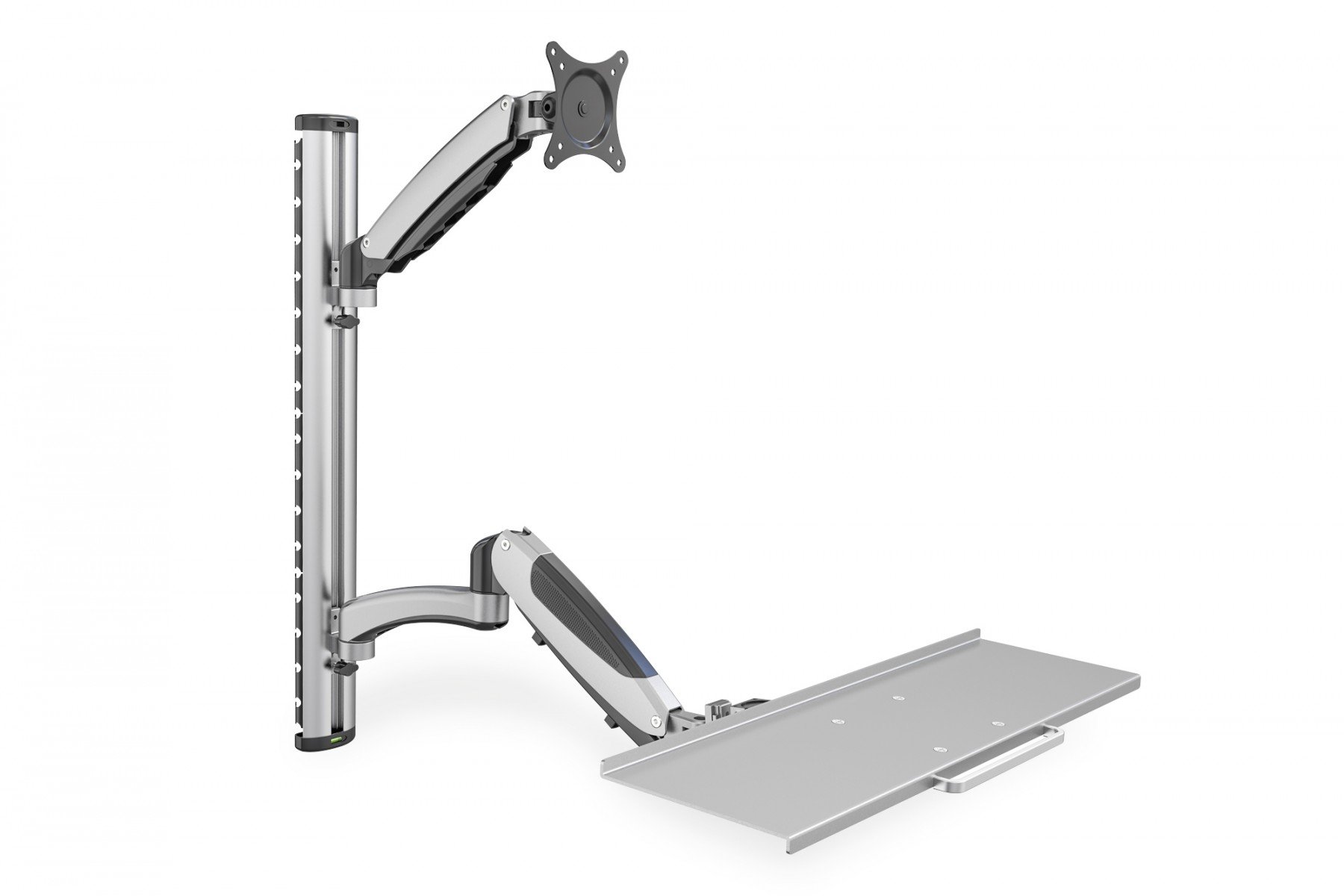 DIGITUS Workstation (Monitor, Keyboard) Wall Mount 27 inch, 6 kg, VESA 75x75, 100x100, silver (DA-90354) DIGITUS Workstation (Monitor, Keyboard) Wall Mount 27 inch, 6 kg, VESA 75x75, 100x100, silver (DA-90354)