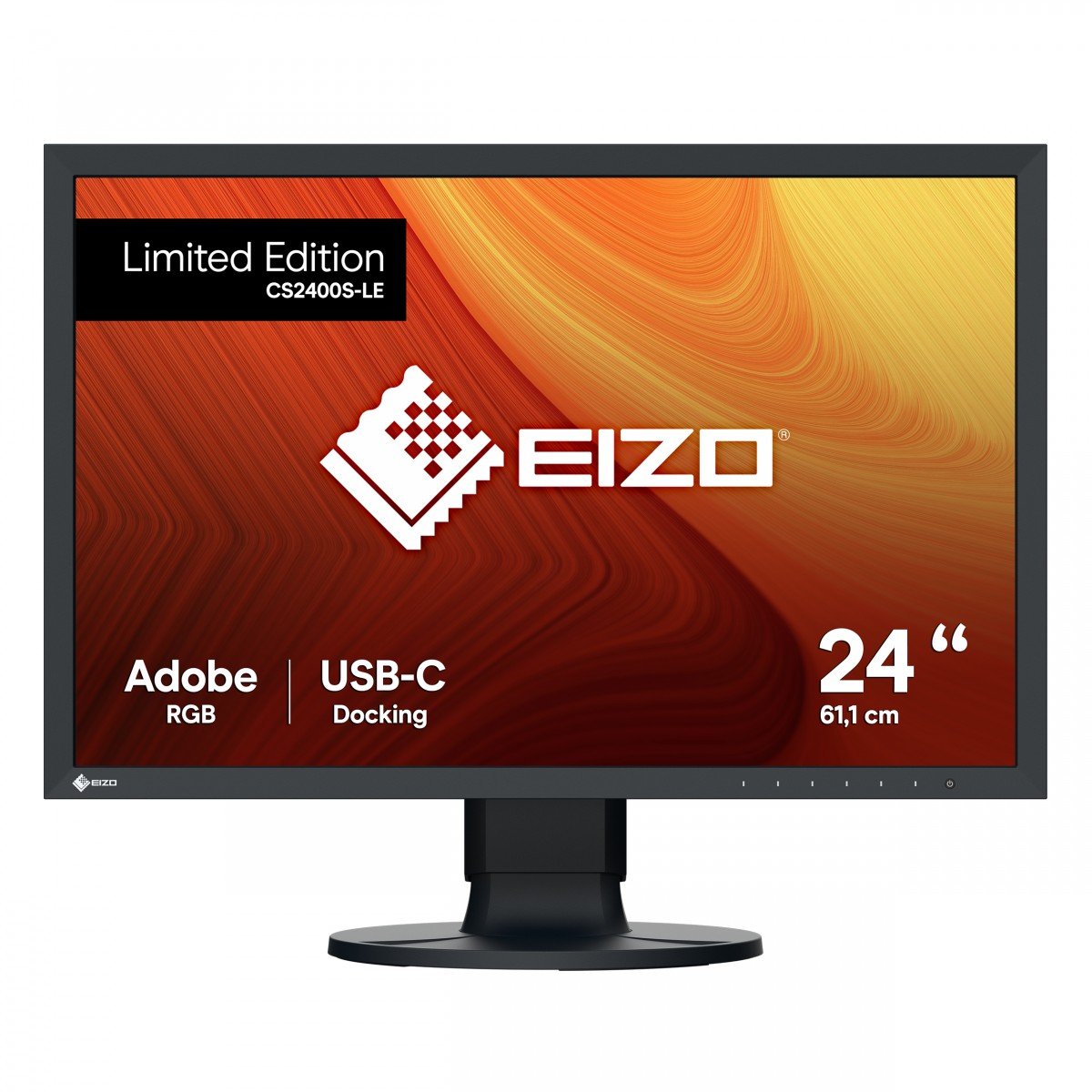 EIZO CS2400S-LE 24inch 16:10 1920x1200 Wide Gamut IPS LCD 410 cd/sqm USB-C DisplayPort alt Display Port HDMI incl. ColorNavigator (CS2400S-LE) EIZO CS2400S-LE 24inch 16:10 1920x1200 Wide Gamut IPS LCD 410 cd/sqm USB-C DisplayPort alt Display Port HDMI incl. ColorNavigator (CS2400S-LE)