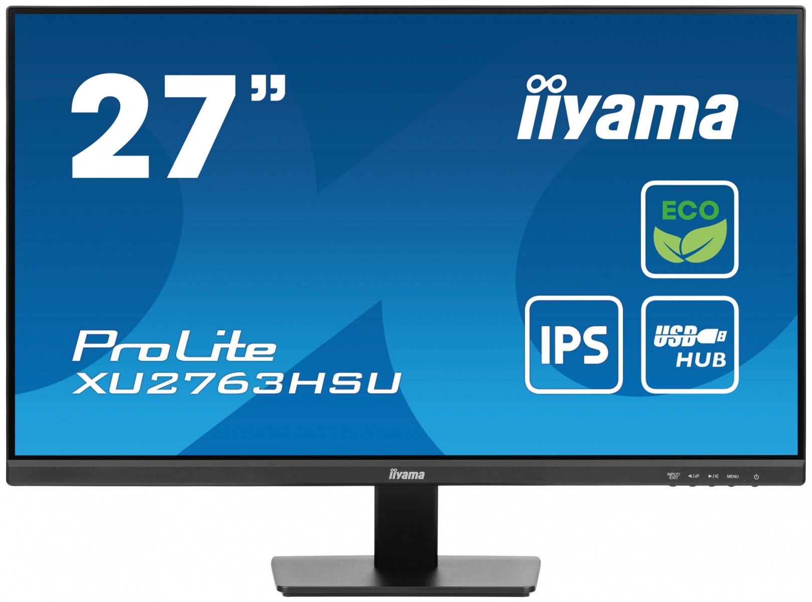 iiyama 27IN LED 1920X1080 3MS 1300:1 DP/HDMI/USB (XU2763HSU-B1) iiyama 27IN LED 1920X1080 3MS 1300:1 DP/HDMI/USB (XU2763HSU-B1)
