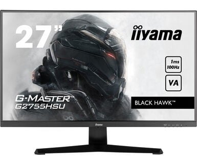 iiyama IIYAMA G2755HSU-B1 27inch ETE VA FHD Gaming G-Master Black Hawk 100Hz 250cd/m2 1ms MPRT HDMI DP USB-HUB 2x2.0 Black Speakers (G2755HSU-B1)