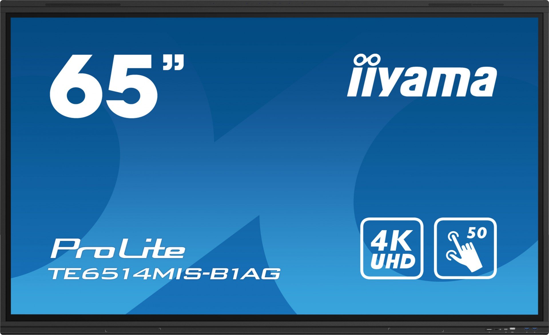 iiyama Iiyama Monitor ProLite TE6514MIS-B1AG - 164 cm (65') - 3840 x 2160 4K UHD (TE6514MIS-B1AG)