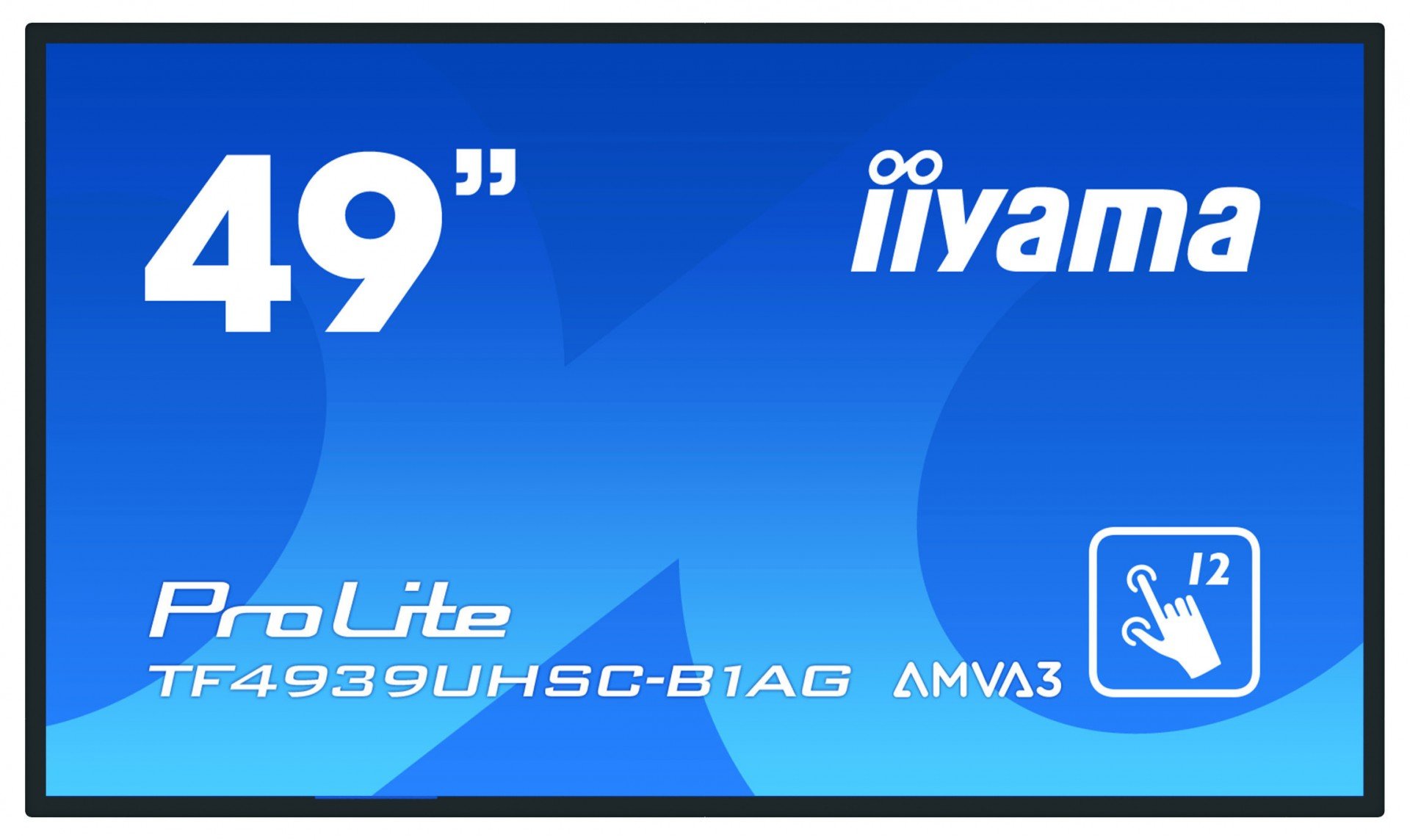 iiyama IIyama ProLite TF4939UHSC-B1AG Interactive Touchscreen Display - 124.5 cm (49') - 3840 x 2160 4K Ultra HD (TF4939UHSC-B1AG)
