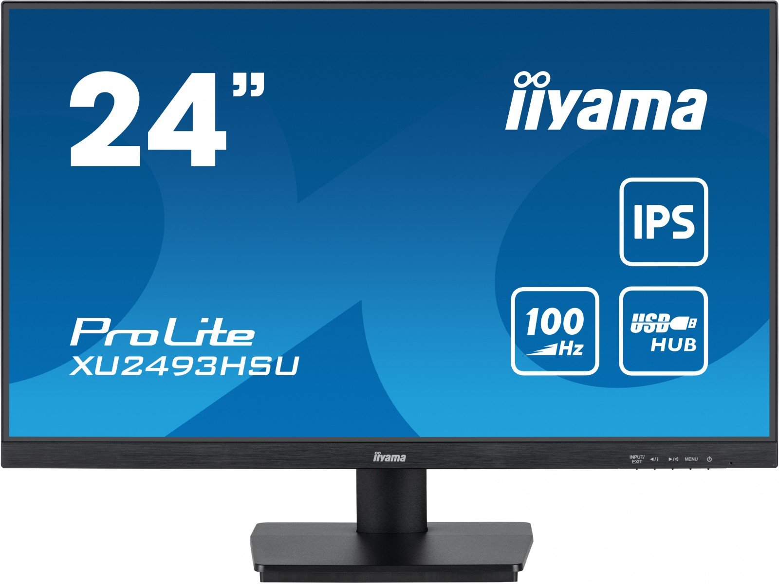 iiyama IIYAMA XU2493HSU-B6 24inch ETE IPS-panel 1920x1080 100Hz 1ms MPRT FreeSync 250cd/m Speakers HDMI DisplayPort USB-HUB (XU2493HSU-B6) iiyama IIYAMA XU2493HSU-B6 24inch ETE IPS-panel 1920x1080 100Hz 1ms MPRT FreeSync 250cd/m Speakers HDMI DisplayPort USB-HUB (XU2493HSU-B6)