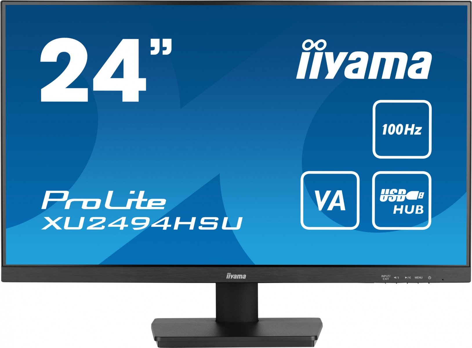 iiyama IIYAMA XU2494HSU-B6 24inch ETE VA-panel 1920x1080 100Hz 1ms MPRT FreeSync 250cd/m Speakers HDMI DisplayPort USB-HUB (XU2494HSU-B6) iiyama IIYAMA XU2494HSU-B6 24inch ETE VA-panel 1920x1080 100Hz 1ms MPRT FreeSync 250cd/m Speakers HDMI DisplayPort USB-HUB (XU2494HSU-B6)