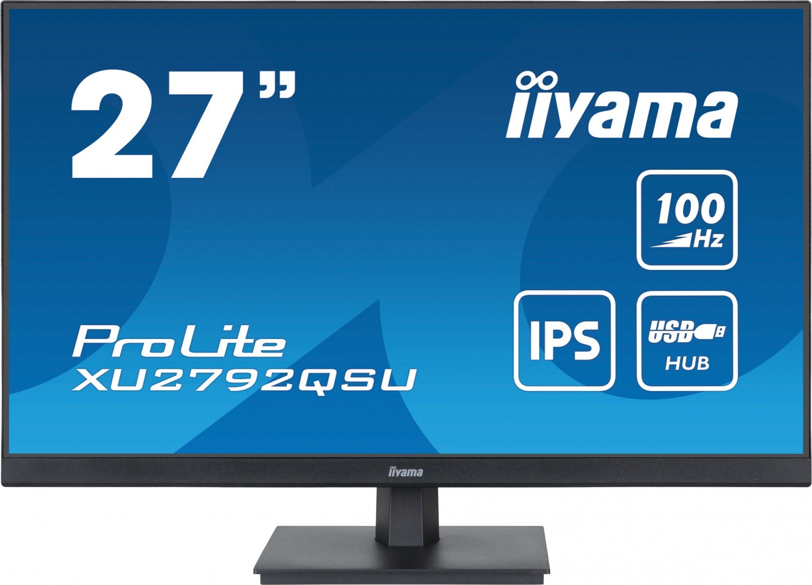 iiyama IIYAMA XU2792QSU-B6 27inch ETE IPS-panel 2560x1440 100Hz 0.4ms MPRT FreeSync 250cd/m HDMI DisplayPort Speakers USB-HUB (XU2792QSU-B6) iiyama IIYAMA XU2792QSU-B6 27inch ETE IPS-panel 2560x1440 100Hz 0.4ms MPRT FreeSync 250cd/m HDMI DisplayPort Speakers USB-HUB (XU2792QSU-B6)
