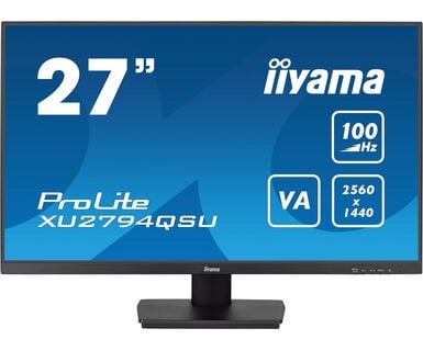 iiyama IIYAMA XU2794QSU-B6 27inch ETE VA 2560x1440 100Hz 250cd/m2 1ms MPRT HDMI DP USB-HUB 2x3.0 Speakers (XU2794QSU-B6)