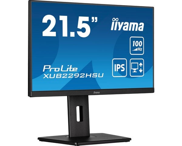 iiyama IIYAMA XUB2292HSU-B6 21.5inch ETE IPS FHD 100Hz 250cd/m2 0.4ms HDMI DP USB-HUB 4x3.2 Speakers (XUB2292HSU-B6) iiyama IIYAMA XUB2292HSU-B6 21.5inch ETE IPS FHD 100Hz 250cd/m2 0.4ms HDMI DP USB-HUB 4x3.2 Speakers (XUB2292HSU-B6)