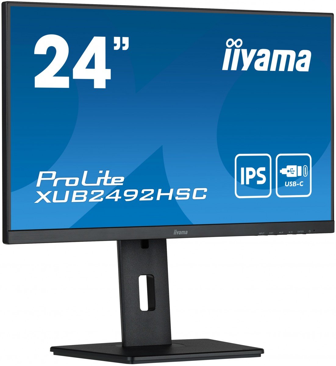 iiyama IIYAMA XUB2492HSC-B5 23.8inch IPS 1920x1080 250cd/m2 4ms HDMI DP USB (XUB2492HSC-B5)