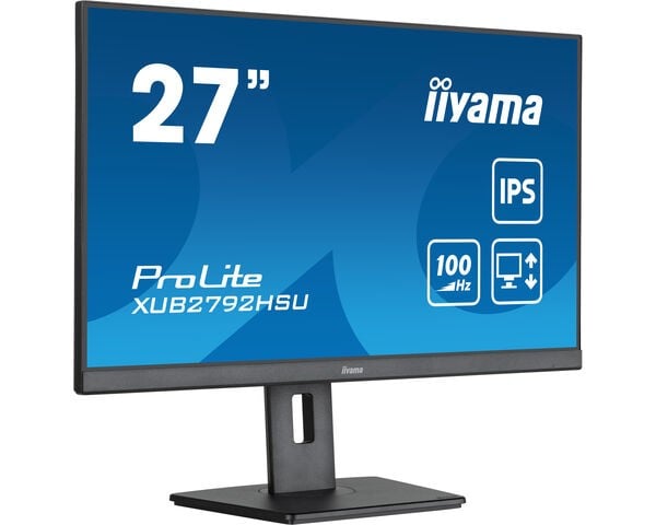 iiyama IIYAMA XUB2792HSU-B6 27inch ETE IPS-panel 1920x1080 100Hz 250cd/m 15cm Height Adj. Stand Speakers HDMI DisplayPort 0.4ms (XUB2792HSU-B6) iiyama IIYAMA XUB2792HSU-B6 27inch ETE IPS-panel 1920x1080 100Hz 250cd/m 15cm Height Adj. Stand Speakers HDMI DisplayPort 0.4ms (XUB2792HSU-B6)