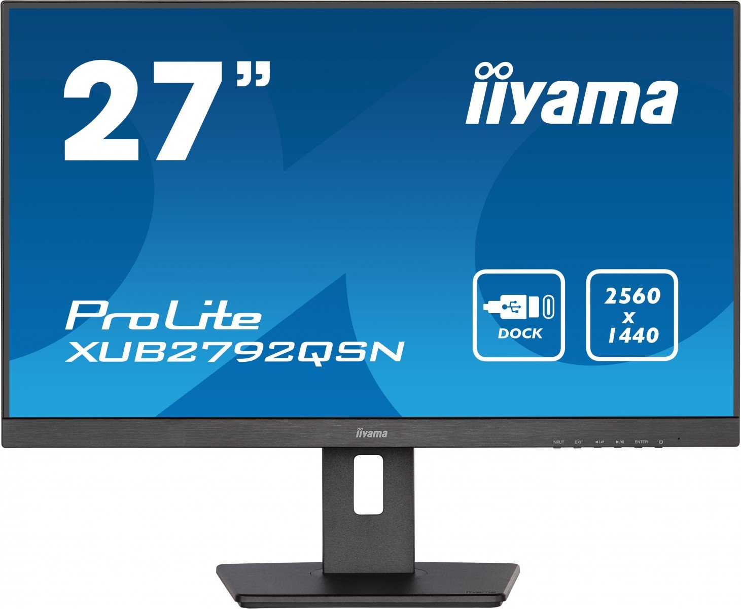 iiyama IIYAMA XUB2792QSN-B5 27inch IPS 2560x1440 350cd/m2 4ms HDMI DP USB (XUB2792QSN-B5)