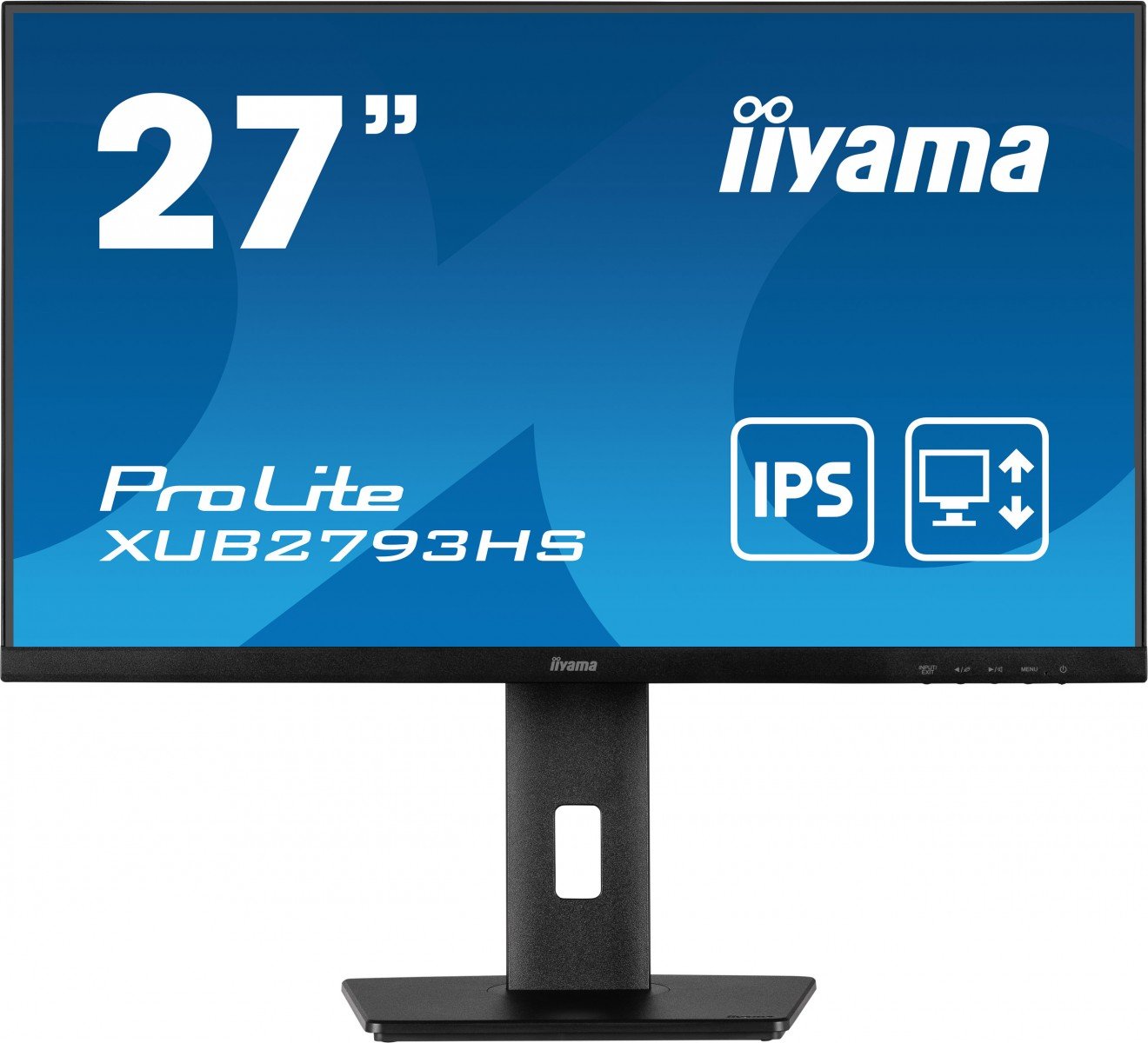 iiyama IIYAMA XUB2793HS-B5 27inch ETE IPS FHD Business 300cd/m2 4ms 15cm Height Adj. Stand HDMI DP Speakers (XUB2793HS-B5) iiyama IIYAMA XUB2793HS-B5 27inch ETE IPS FHD Business 300cd/m2 4ms 15cm Height Adj. Stand HDMI DP Speakers (XUB2793HS-B5)