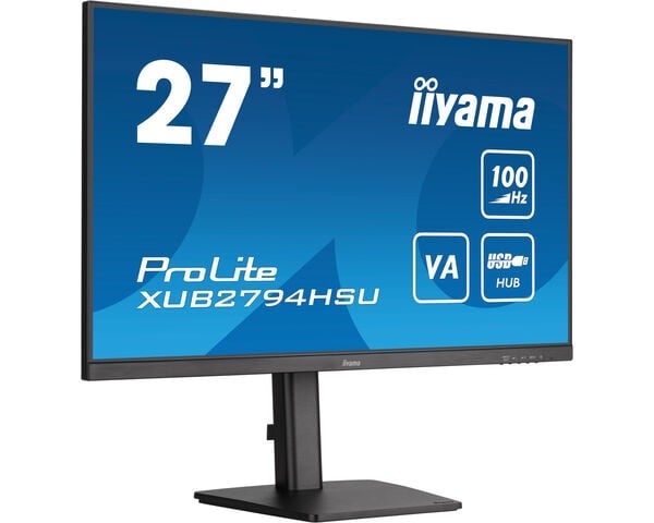 iiyama IIYAMA XUB2794HSU-B6 27inch ETE VA-panel 1920x1080 100Hz 15cm height adj. stand 250cd/m 4ms Speakers (XUB2794HSU-B6) iiyama IIYAMA XUB2794HSU-B6 27inch ETE VA-panel 1920x1080 100Hz 15cm height adj. stand 250cd/m 4ms Speakers (XUB2794HSU-B6)