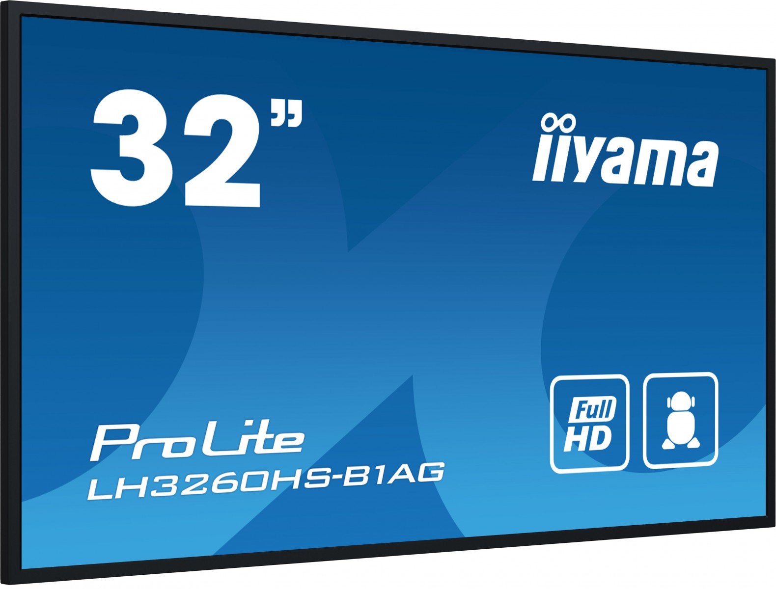 iiyama IIYAMA LH3260HS-B1AG 32inch 1920x1080 FHD VA panel Haze 25perc 500cd/m Landscape and Portrait Wallmount Included (LH3260HS-B1AG)