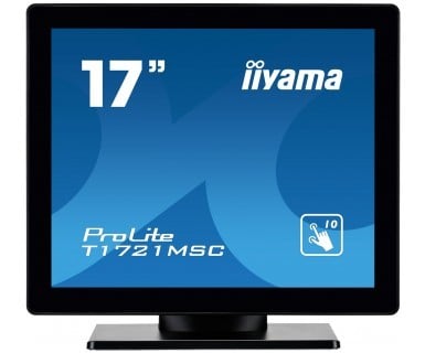 iiyama ProLite T1721MSC-B1 monitoare LCD 43,2 cm (17') 1280 x 1024 Pixel LED Ecran tactil Platou de masă Negru (T1721MSC-B1)