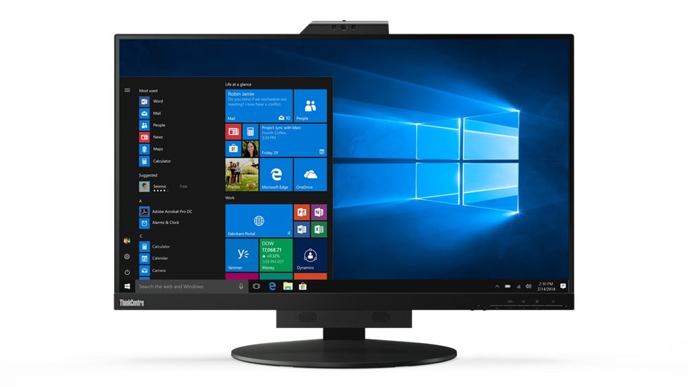 lenovo Lenovo ThinkCentre Tiny-In-One 27 68,6 cm (27') 2560 x 1440 Pixel Quad HD LED Negru (11JHRAT1EU)