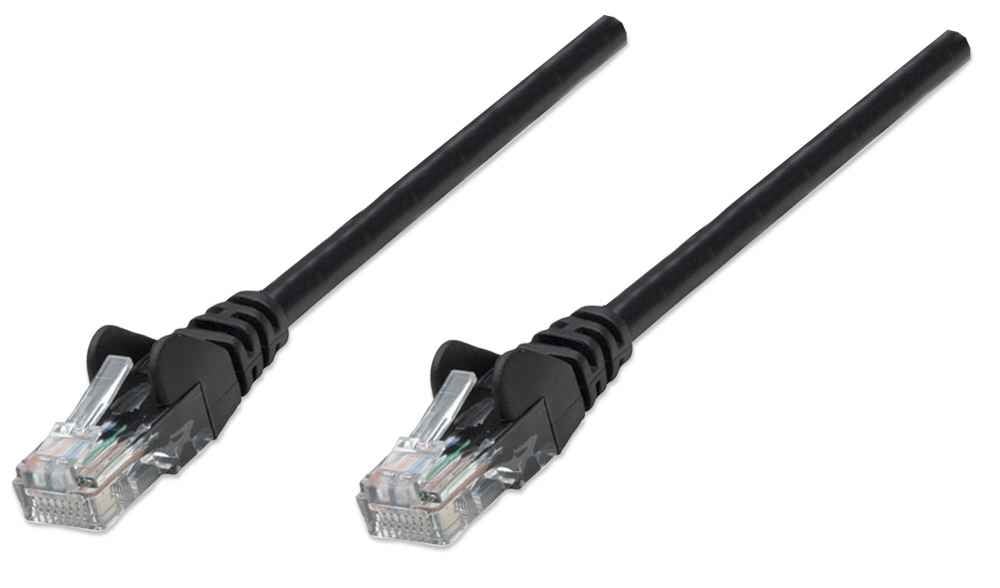 Intellinet 0.45m Cat5e cabluri de rețea Negru 0,5 m U/UTP (UTP) (318143)