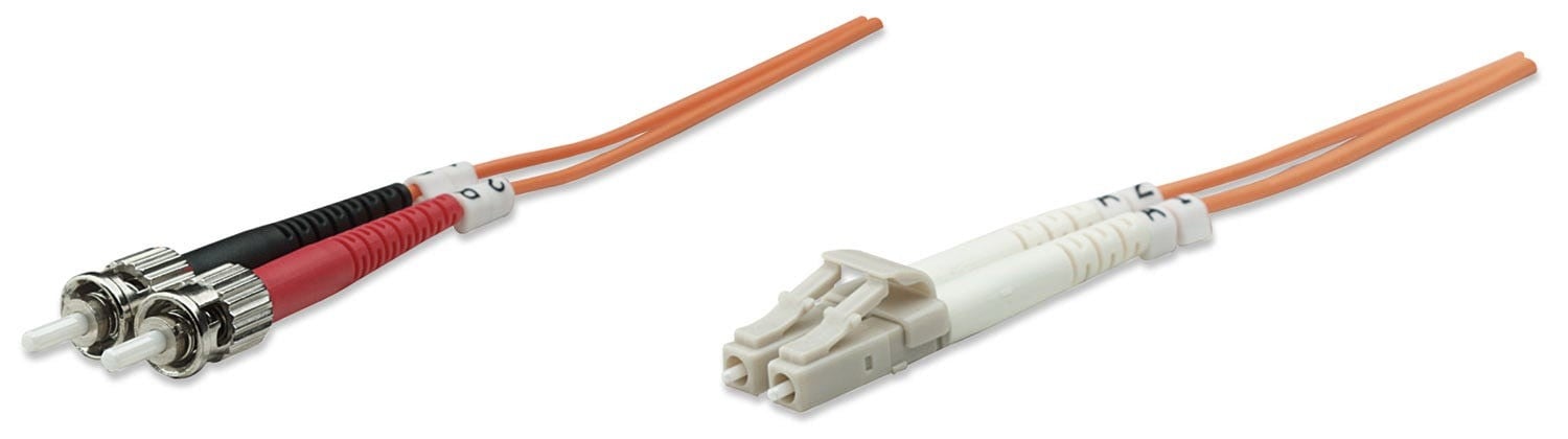Intellinet 2m LC/ST cabluri din fibră optică OM1 Portocală (471312) Intellinet 2m LC/ST cabluri din fibră optică OM1 Portocală (471312)