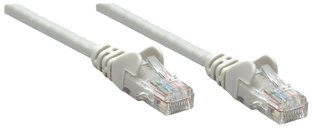 Intellinet RJ-45 M/M, 10m cabluri de rețea Gri Cat6 U/UTP (UTP) (336734)
