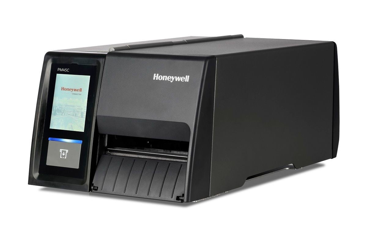 Honeywell PM45C, long door, 24 dots/mm (600 dpi), disp., USB, USB Host, RS232, Ethernet (PM45CA1000000600) Honeywell PM45C, long door, 24 dots/mm (600 dpi), disp., USB, USB Host, RS232, Ethernet (PM45CA1000000600)