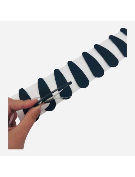 Agrafa pentru par tip Tic-Tac, marime medie, carcasa din silicon mat, bleumarin, en-gros Agrafa pentru par tip Tic-Tac, marime medie, carcasa din silicon mat, bleumarin, en-gros