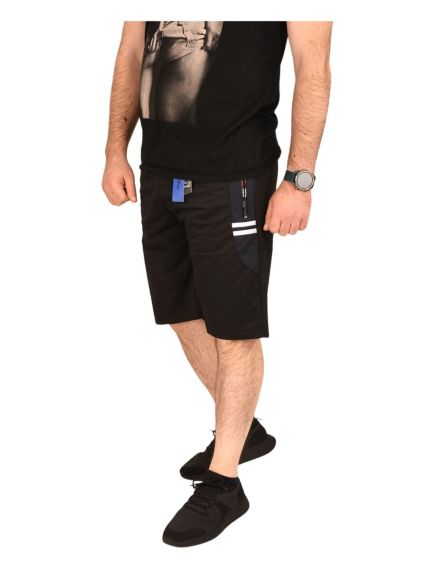 Pantaloni scurti barbat cu dungi laterale battal engross MSM47057 Pantaloni scurti barbat cu dungi laterale battal engross MSM47057