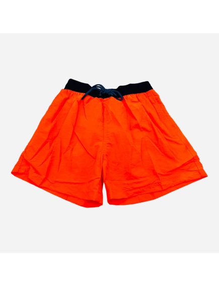 Pantaloni scurti pentru barbati, tip șort, cu plasa in interior, model lejer, portocaliu+negru, en-gros Pantaloni scurti pentru barbati, tip șort, cu plasa in interior, model lejer, portocaliu+negru, en-gros