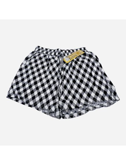 Pantaloni scurti pentru dama, model lejer, cu snur, bicolor- carouri,en-gros Pantaloni scurti pentru dama, model lejer, cu snur, bicolor- carouri,en-gros